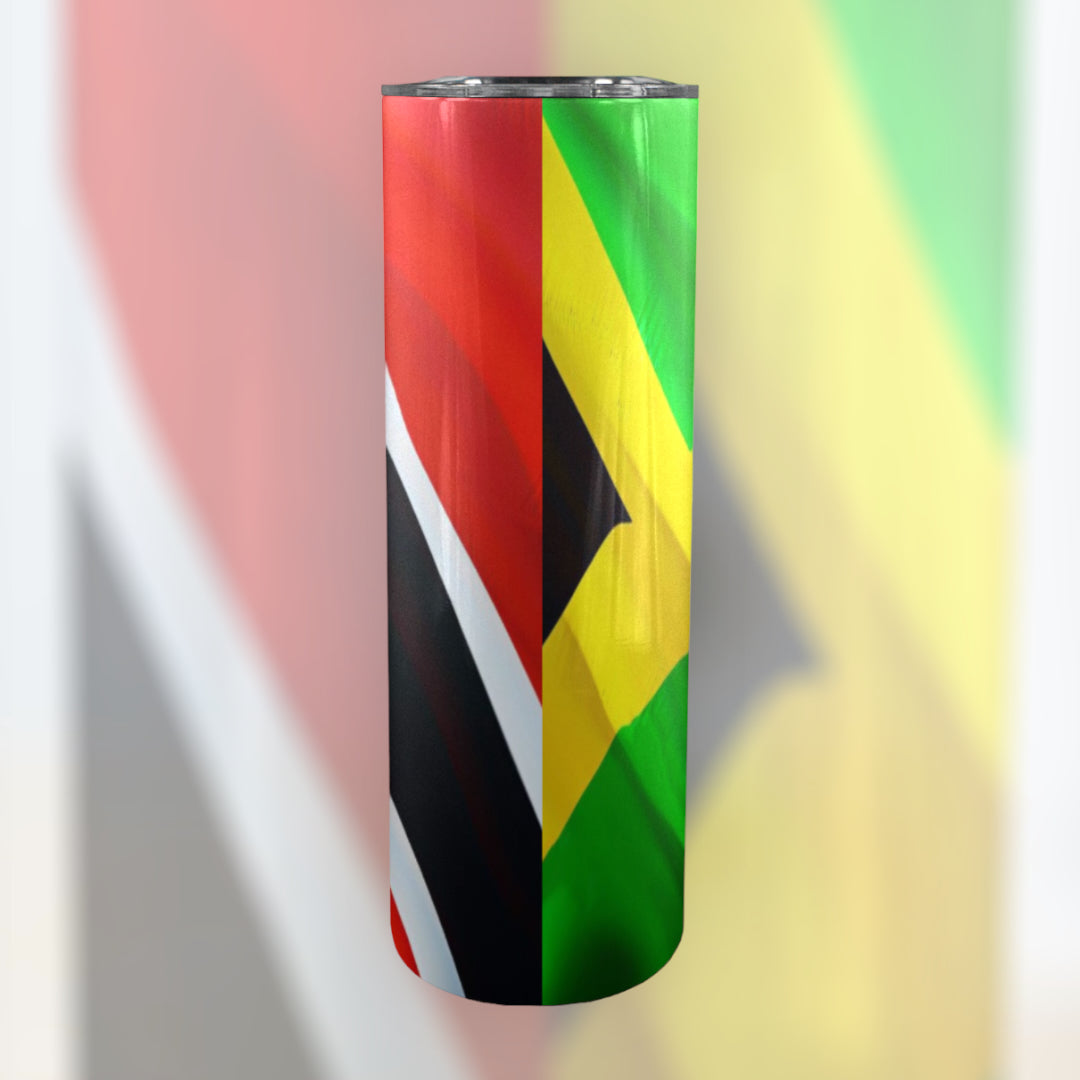 One For All Jamaican/ Triniadad Flag Tumbler