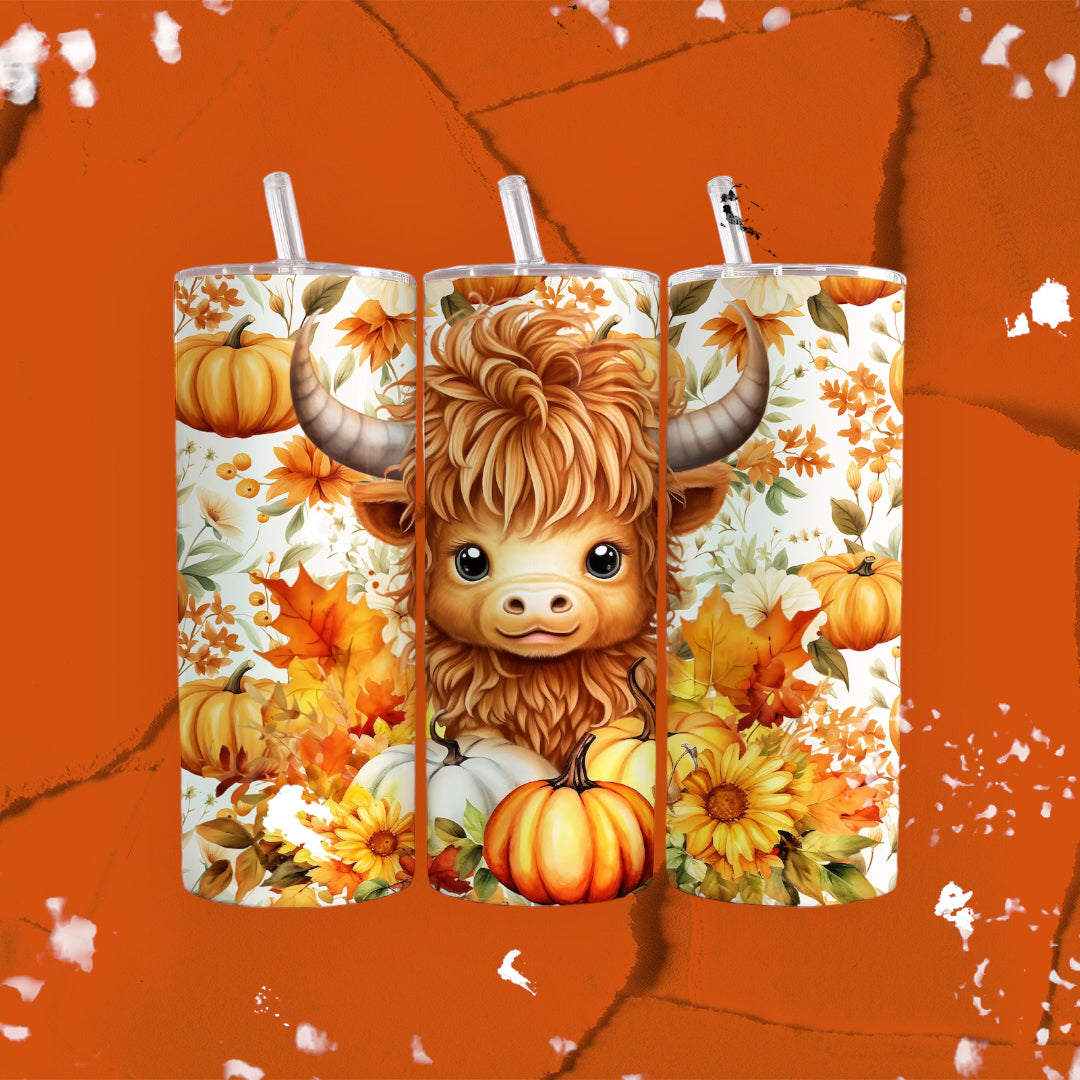 Autumn Baby Bull Tumbler