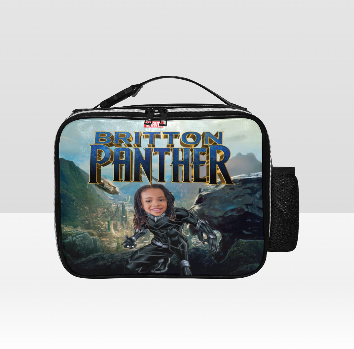 Custom PU Leather Lunch Bag