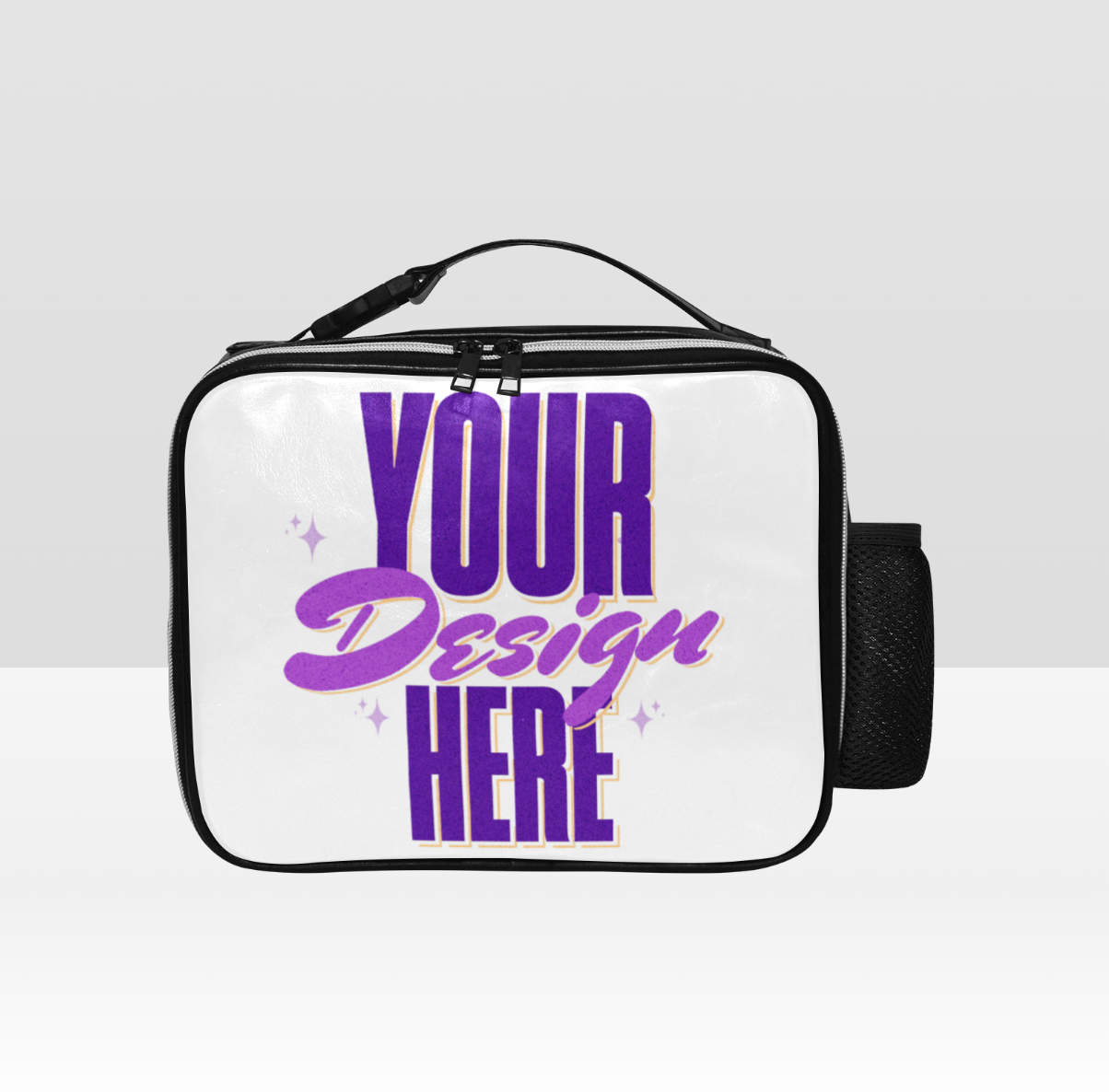 Custom PU Leather Lunch Bag