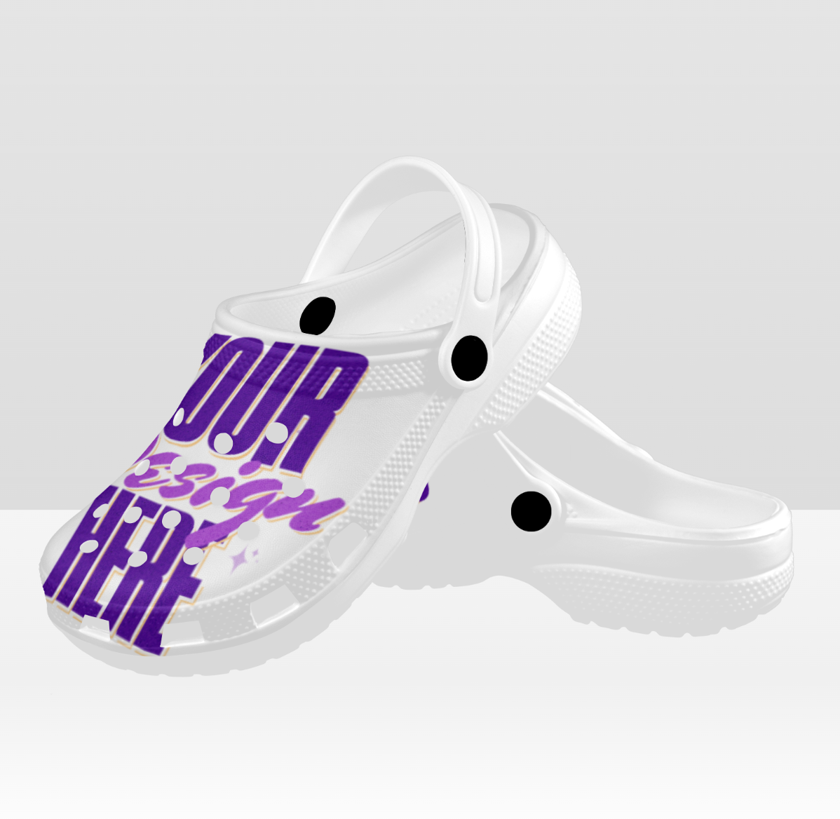 Custom Print Foam Clogs for Adults