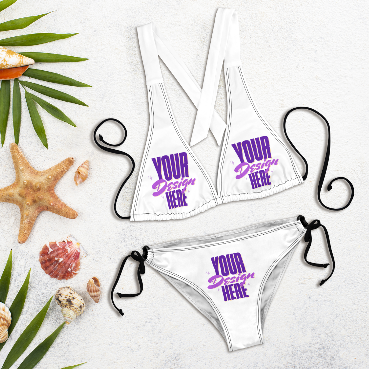 Custom Women's Halter Bikini Swimsuit