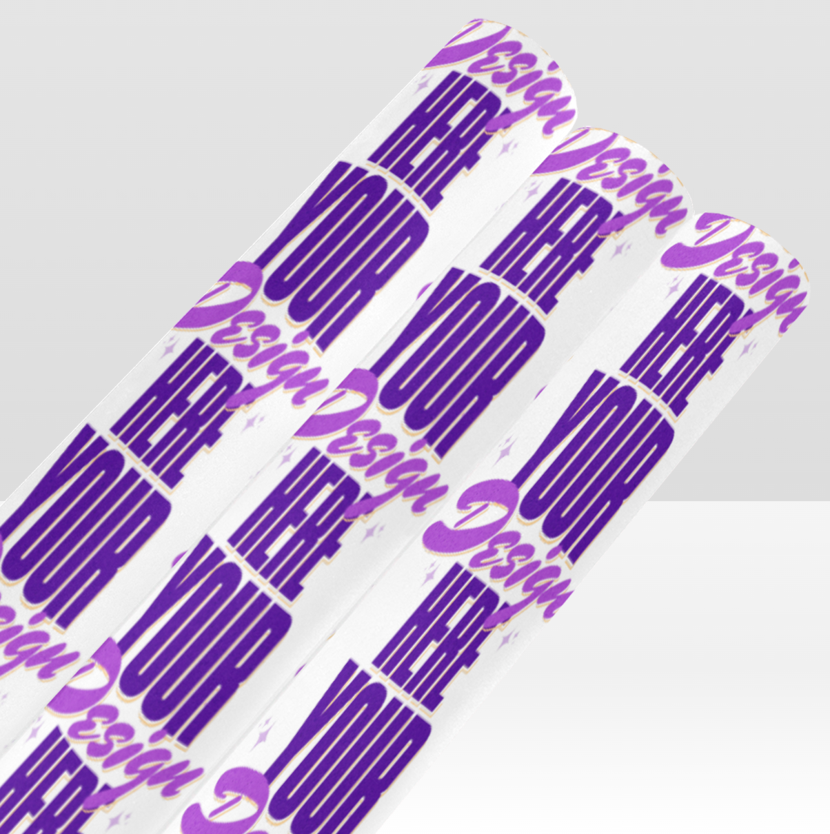 Custom Gift Wrapping Paper 58"x 23" (3 Rolls)