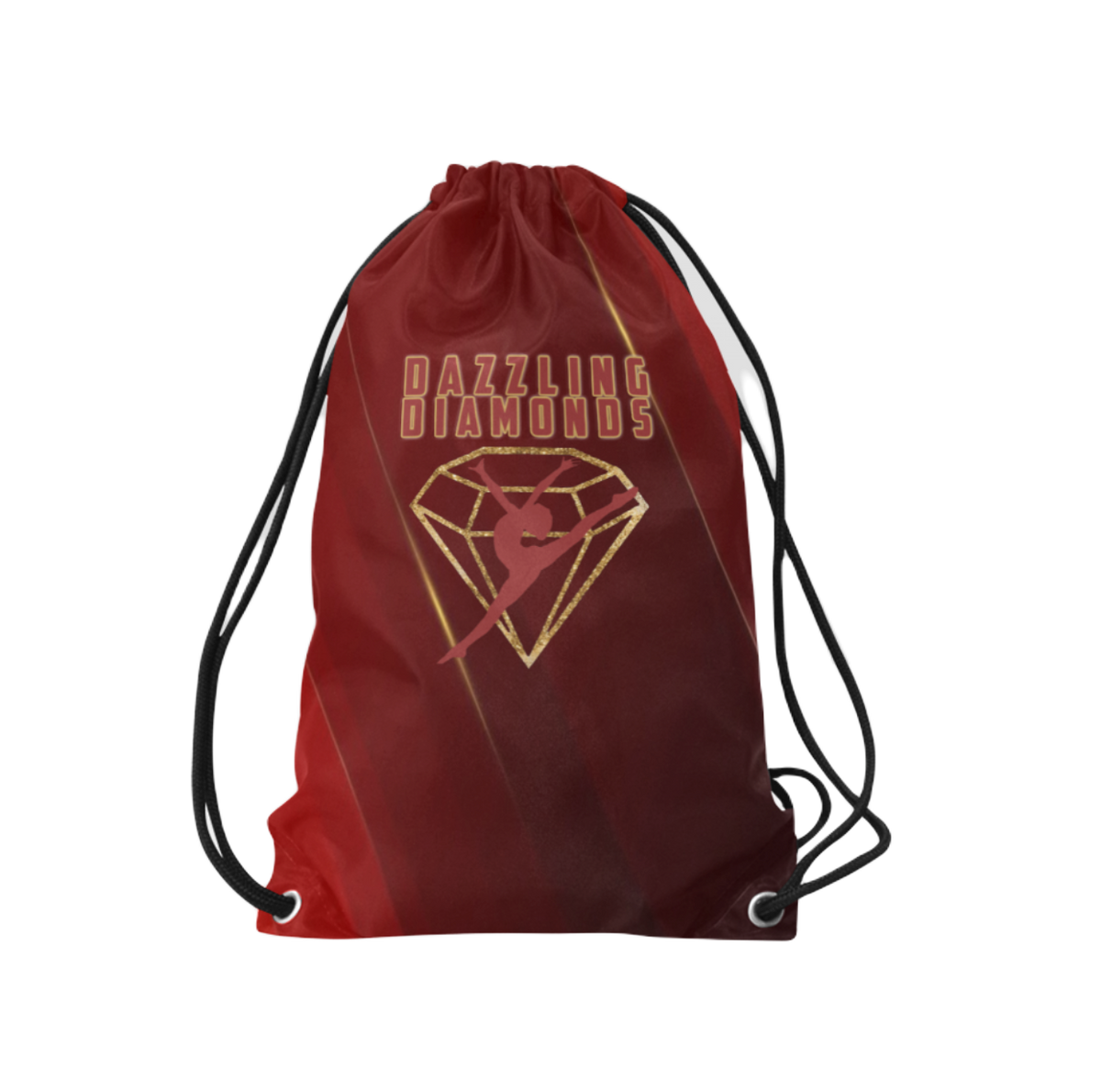 Dazzling Diamonds Drawstring Bag