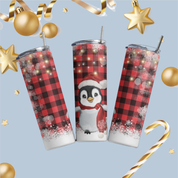 Christmas Penguin Tumbler