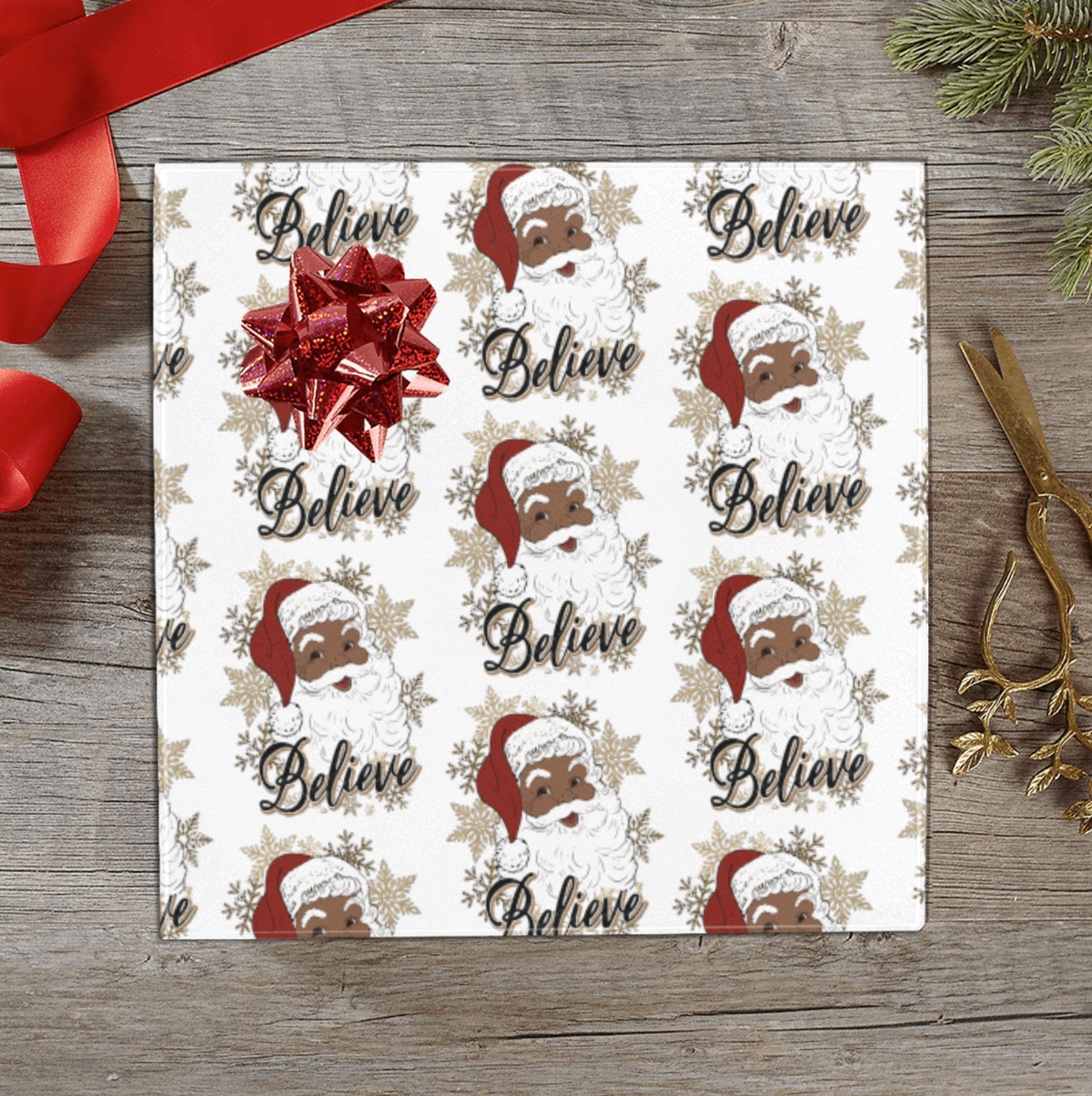 Custom Gift Wrapping Paper 58"x 23" (3 Rolls)