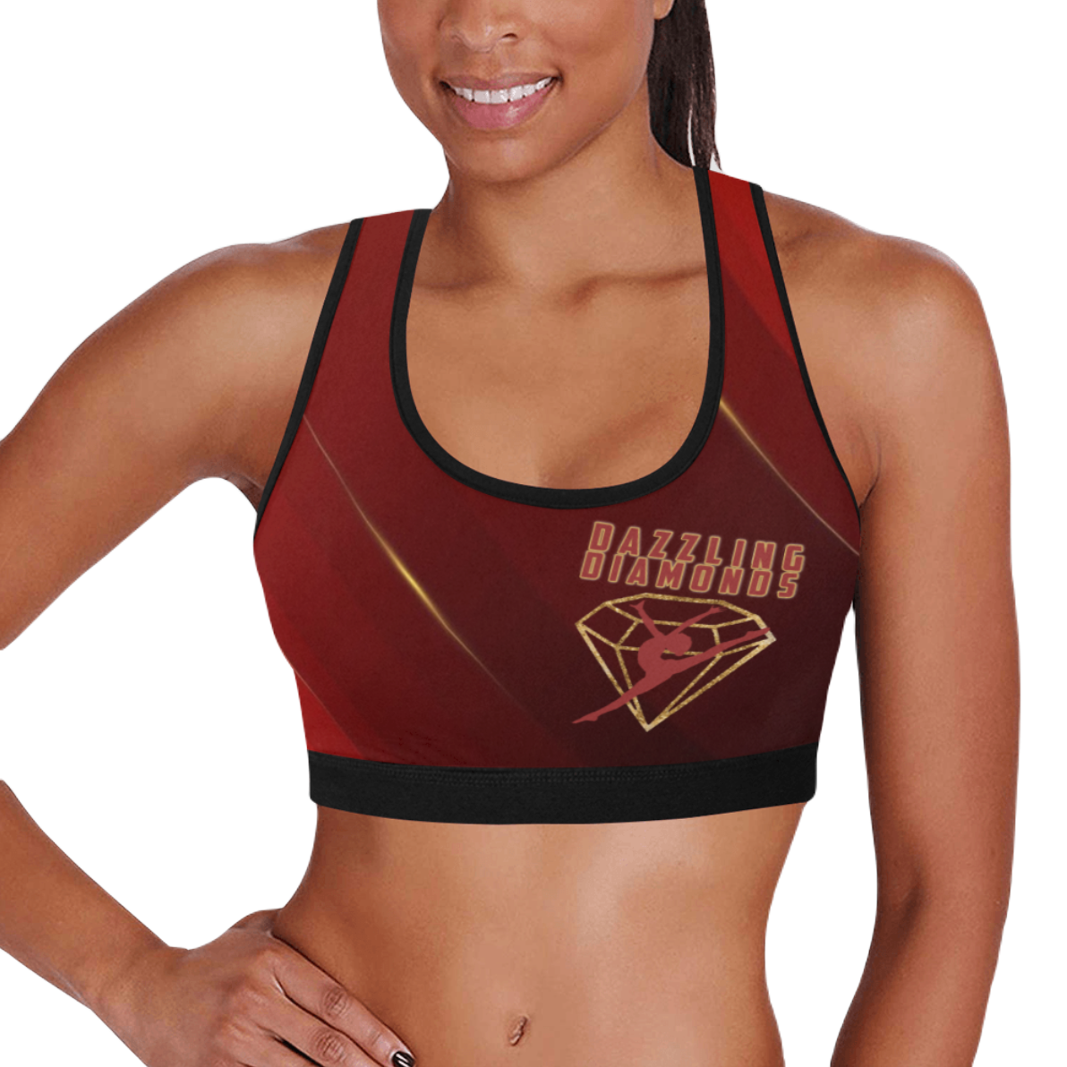 Dazzling Diamonds Sports Bra