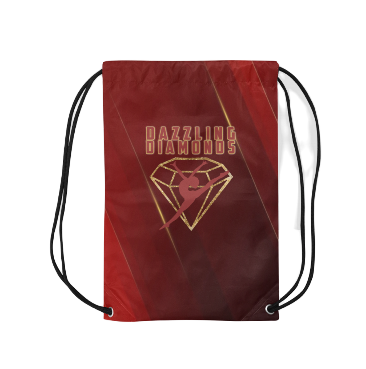 Dazzling Diamonds Drawstring Bag