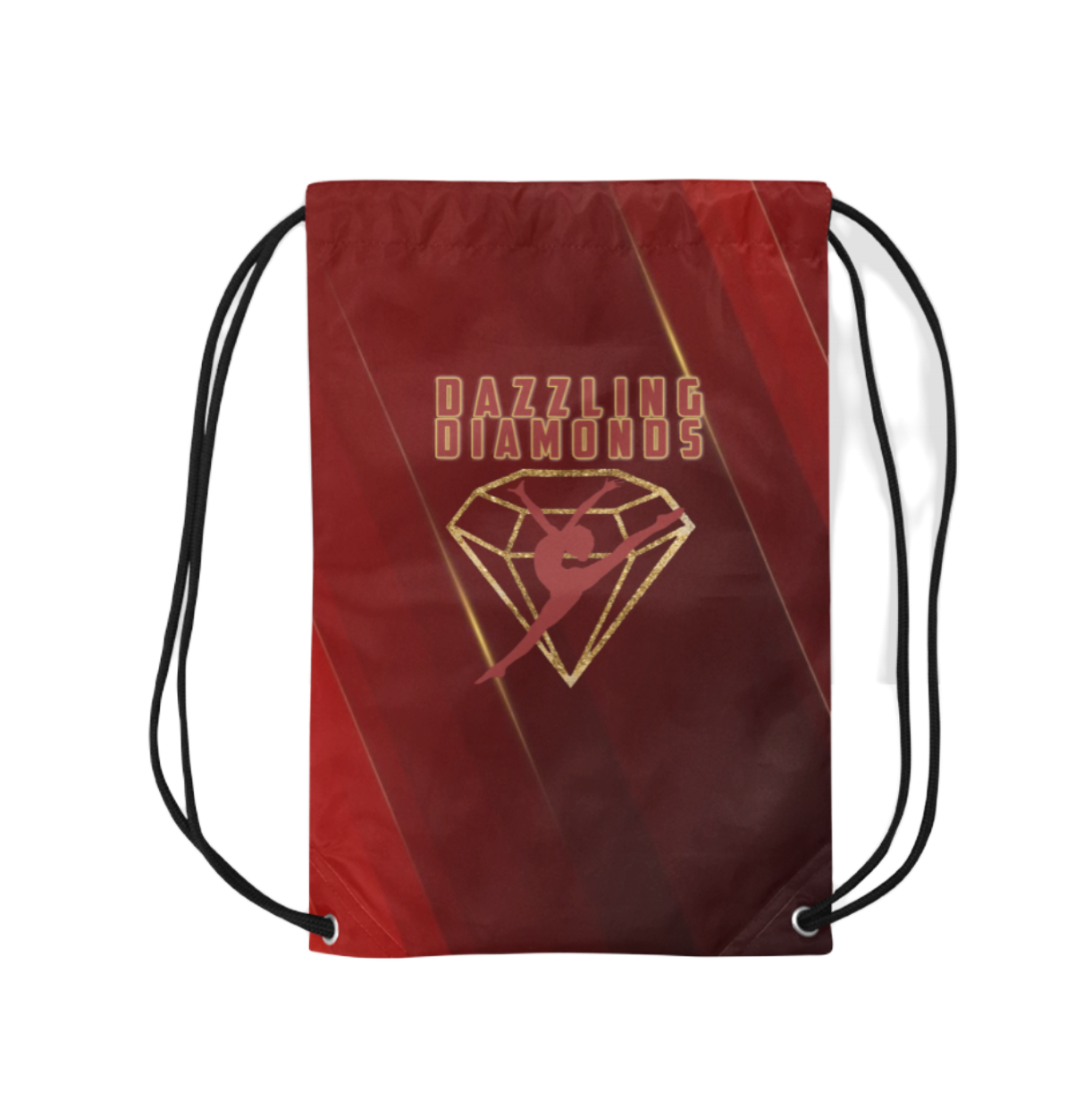 Dazzling Diamonds Drawstring Bag