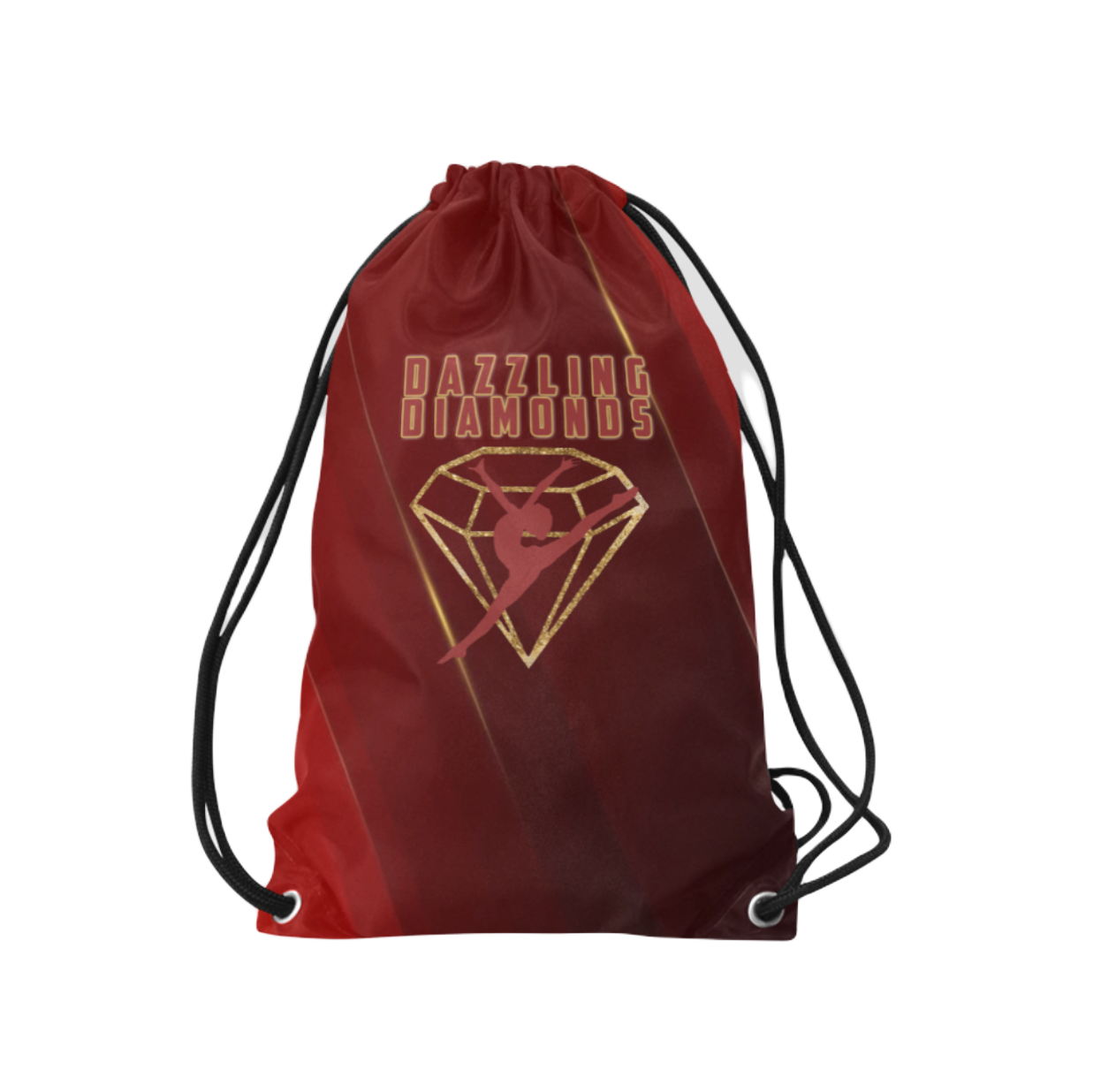 Dazzling Diamonds Drawstring Bag