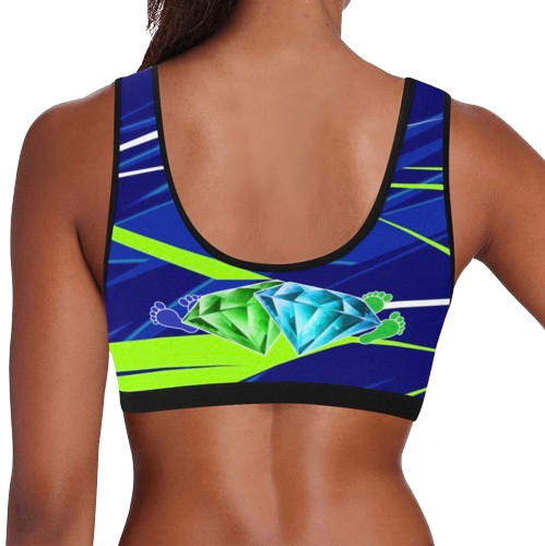 Anderson Steppers Green Sports Bra