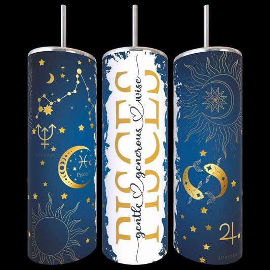 Pisces Astrology Tumbler